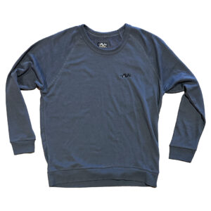 AV Embroidered Terry Cloth Sweatshirt (Grey)