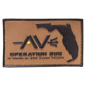 Two by three inch large AV Florida Patch