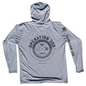 Op300 Dri-Fit Range Performance Hoodie - Heather Grey