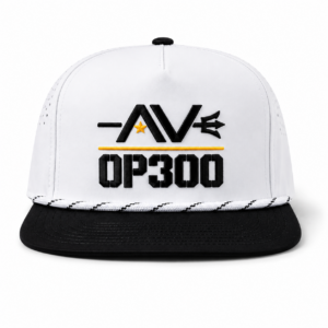Operation 300 White and Black Two Tone Rope Hat