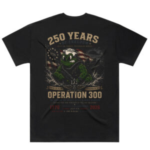 Op300's 250 Years of Freedom Frogman Shirt