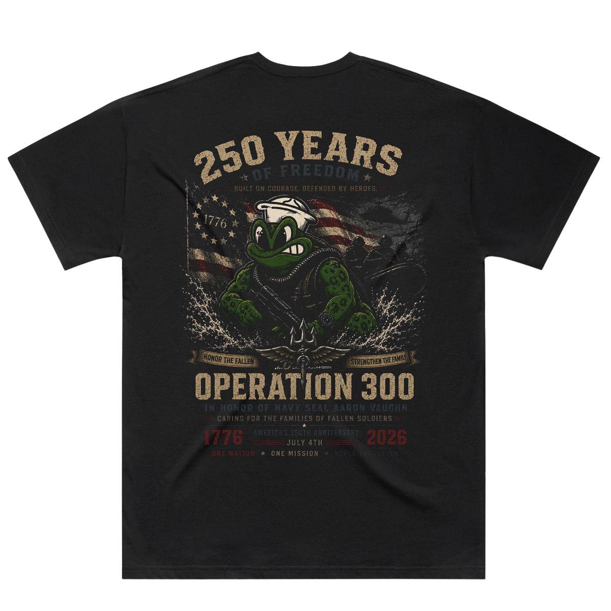 Op300's 250 Years of Freedom Frogman Shirt